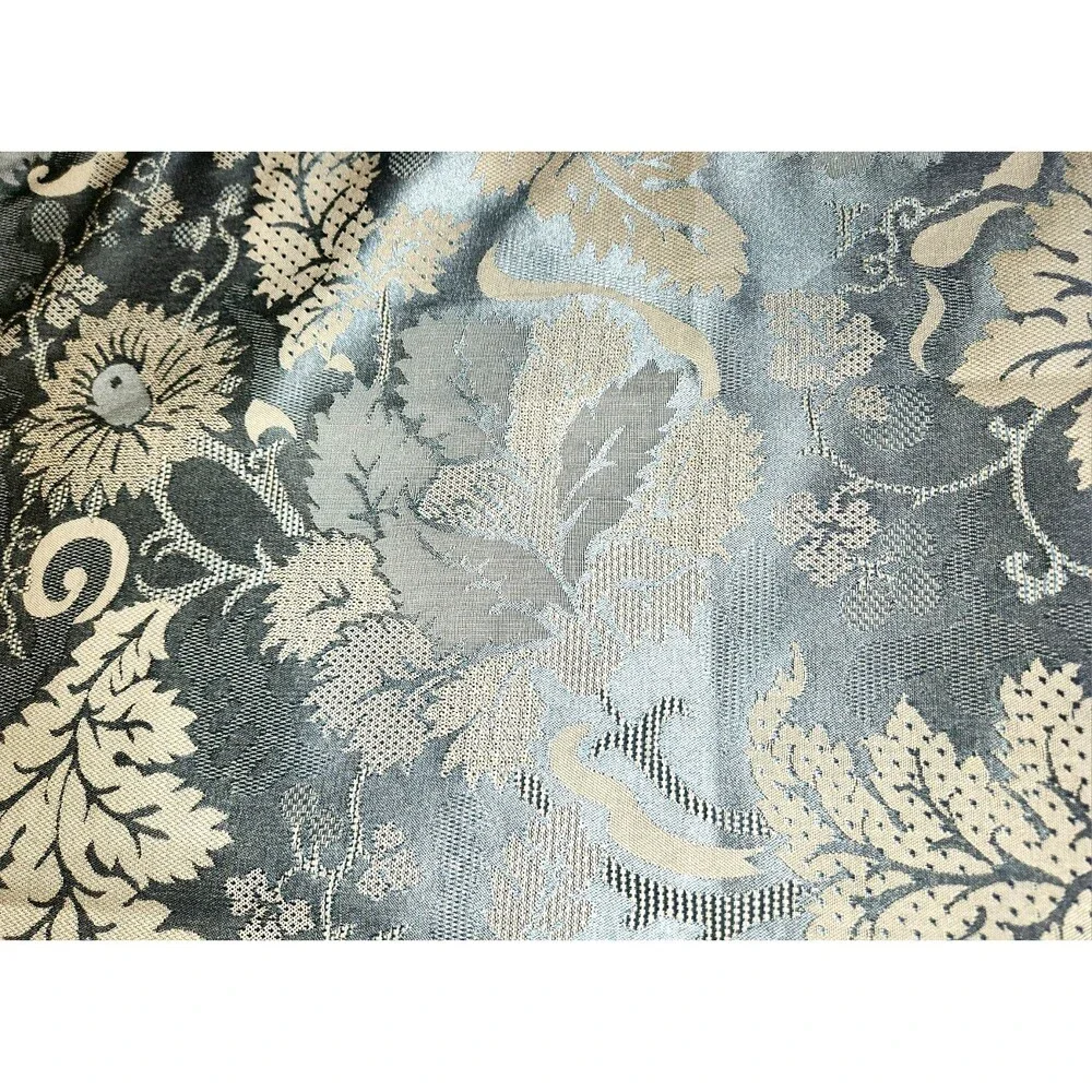 Victorian Luxury VTG Large WEDGWOOD Dinner Napkins Set Of 5 Blue Beige Floral 03
